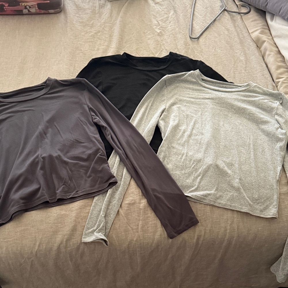 Bundle of 3 super soft Long Sleeve tops